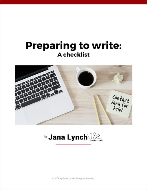 Preparing to Write: A Checklist